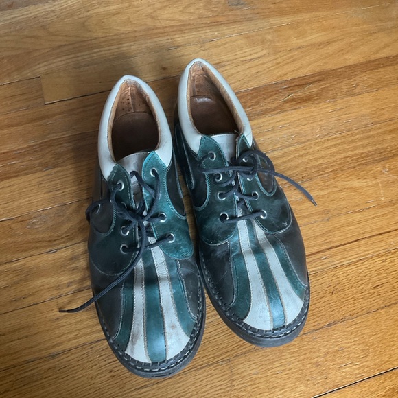 John Fluevog Green, Pearl White and Charcoal Black Angel main image 6